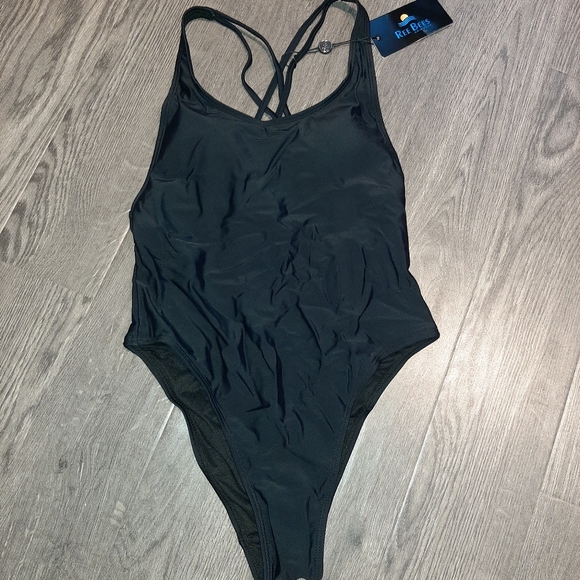 Fashion Nova one piece black swimsuit size M - Picture 1 of 3